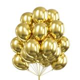 Set 50 Baloane Teno®, pentru Petreceri/Aniversari/Evenimente, o singura dimensiune, latex, gold