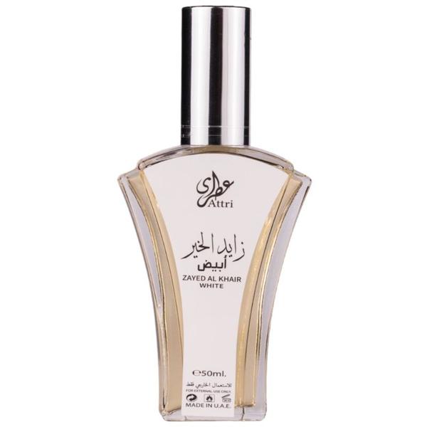 Apa de Parfum pentru Barbati - Attri EDP Zayed Al Khair White, 50 ml
