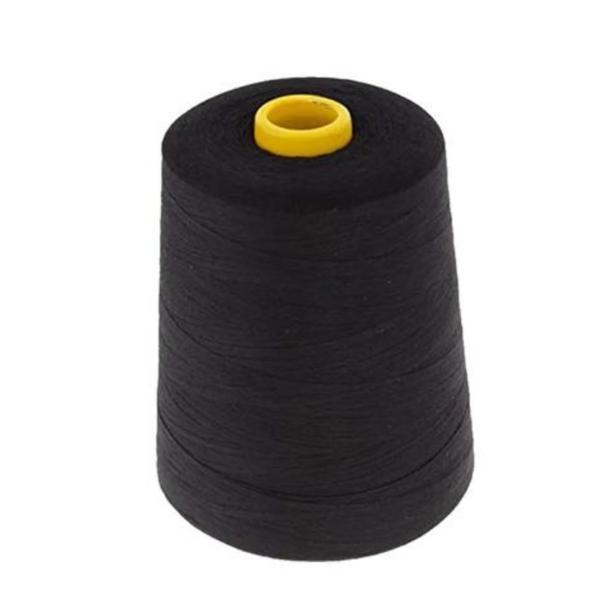 Ata de cusut 100% polyester, grosime 120, 5.000 metri, negru