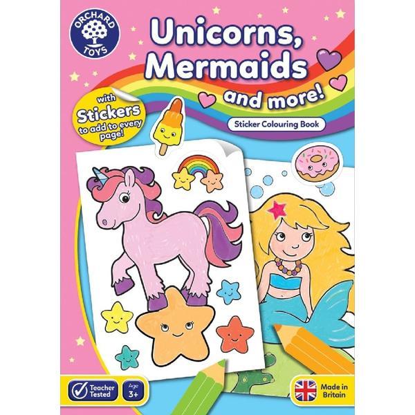 Carte de colorat cu activitati Unicorns, Mermaids and more 3 ani+