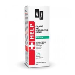 Crema pentru ingrijirea/regenerarea tenului acneic AA Help Calming&amp;Regenerating Cream 40 ML
