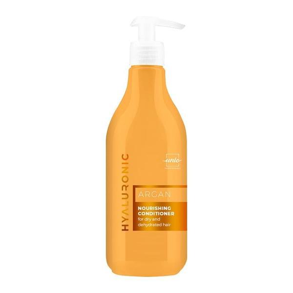 Balsam hranitor cu ulei de argan pentru par uscat Argan Hyaluronic Unic Professional, 500 ml