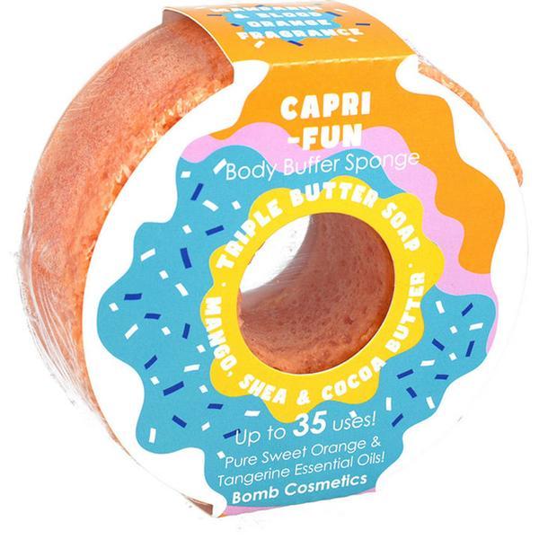 Sapun exfoliant cu burete Capri-Fun Donut Body Buffer, Bomb Cosmetics, 200 g