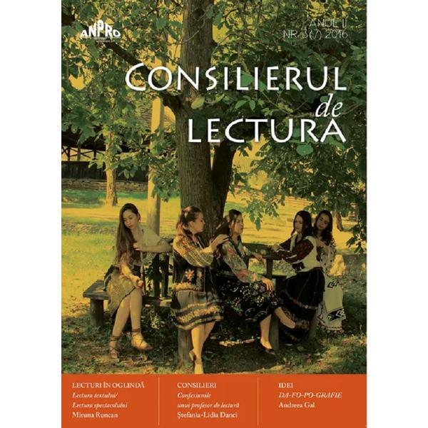 Consilierul de lectura Nr. 3 (7) din 2016, editura Grupul Editorial Art