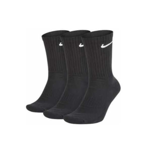 Set 3 perechi sosete, Nike Everyday Cushioned Crew, negru, 36-40