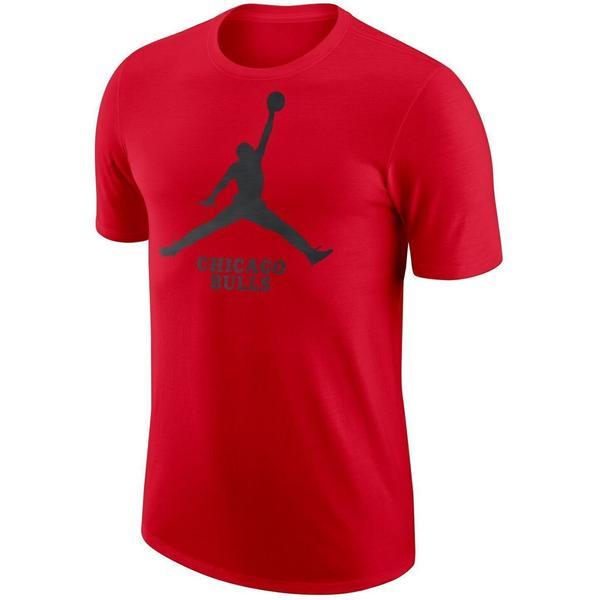 Tricou barbati Nike Nba Chicago Bulls Jordan FD1460-657, S, Rosu