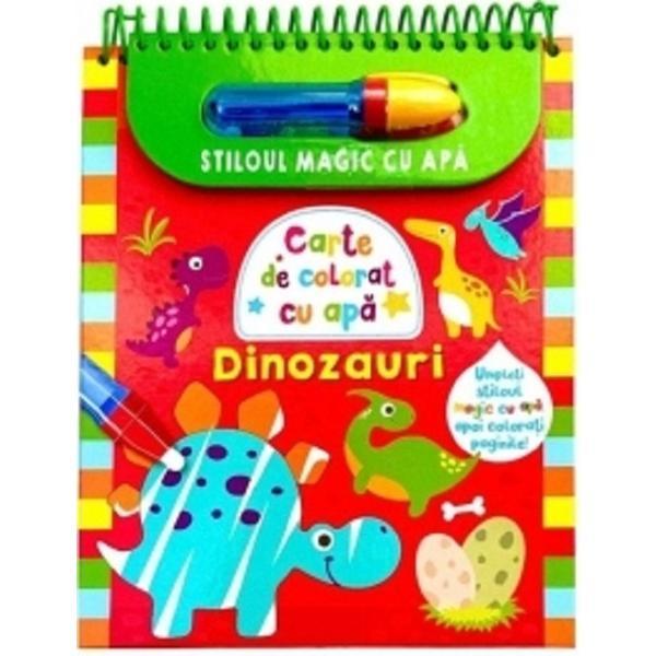 Dinozauri. Stiloul magic cu apa, editura Flamingo