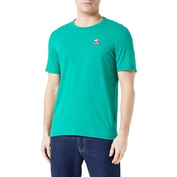 Tricou barbati Le Coq Sportif Ess Tee Ss No4 M 2410186-B1, XL, Verde