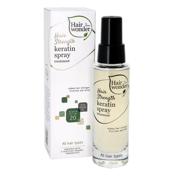 spray cu ulei de argan pentru par Spray pentru par tonifiant cu keratina, provitamina B5, ulei de argan, Hairwonder, 50 ml