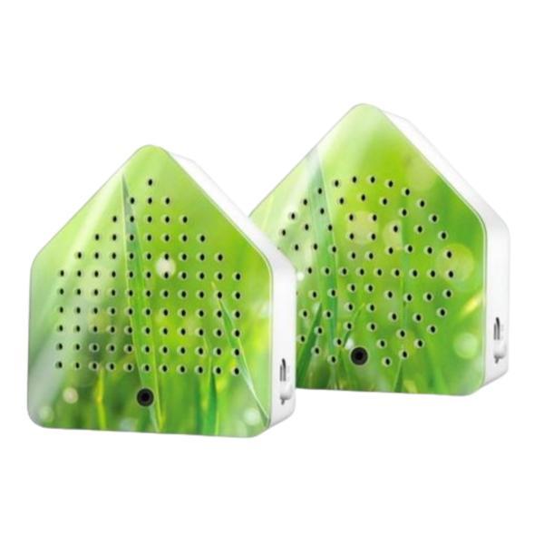 Audiobox sunete ambientale, Zi de vara, senzor miscare, incarcare USB, verde