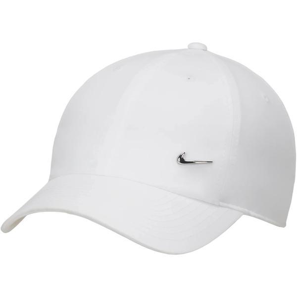 Sapca unisex Nike Dri-FIT Club Unstructured Metal Swoosh Cap FB5372-100, L/XL, Alb