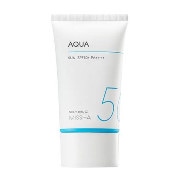 Gel de protectie solara, Missha All Around Safe Block Aqua Sun Gel SPF50+/PA++++, 50 ml