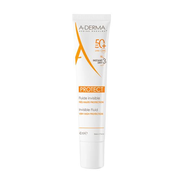 Emoliant spray pentru protectie solara cu SPF 50+ A-Derma Protect, A-Derma, 40 ml