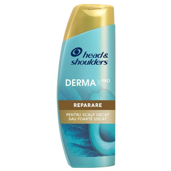 Sampon Reparator pentru Scalp Uscat sau Foarte Uscat - Head&Shoulders Derma X Pro Repair, 300 ml