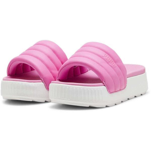 Slapi femei Puma Karmen Slide Puffy 39539902, 38, Roz