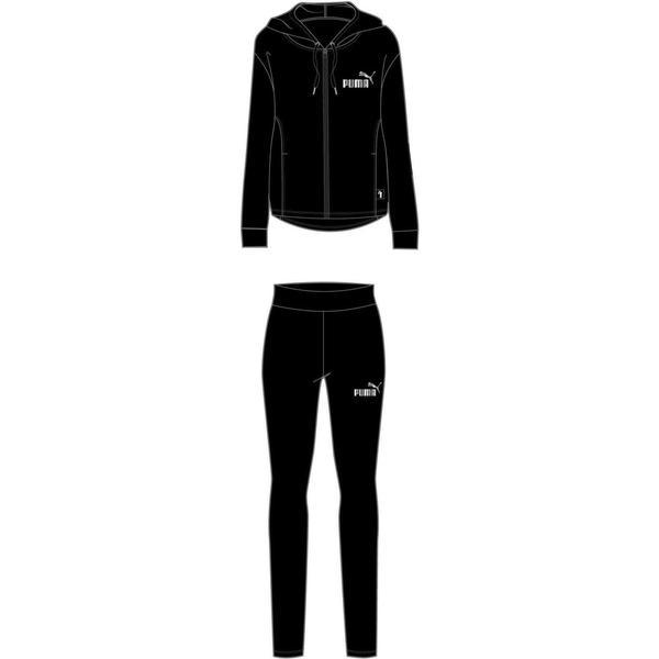 Trening femei Puma Metallic Tracksuit Tr 67370101, XL, Negru