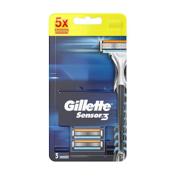 Aparat de Ras + 5 Rezerve - Gillette Sensor 3 Hybrid, 1 buc