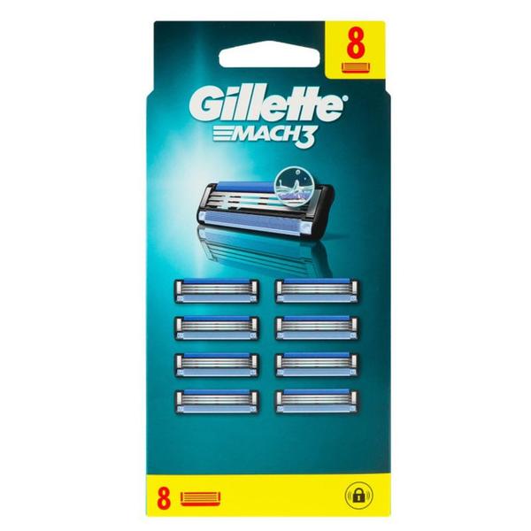 Rezerve Aparat de Ras - Gillette Mach 3, 8 buc