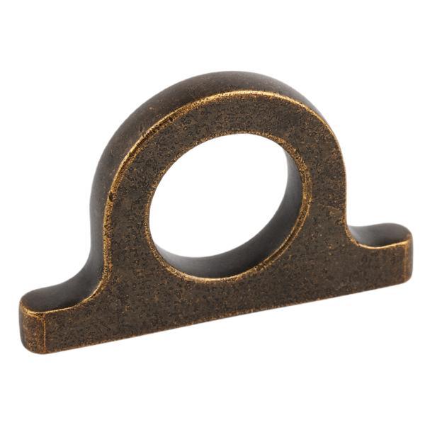 Buton pentru mobila Omega, finisaj alama rustica, L:62.5 mm