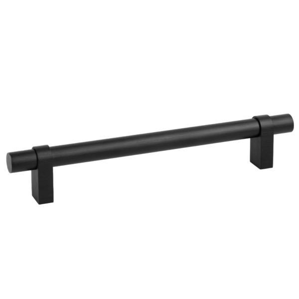 Maner pentru mobila Nobb, finisaj negru periat, L:244 mm