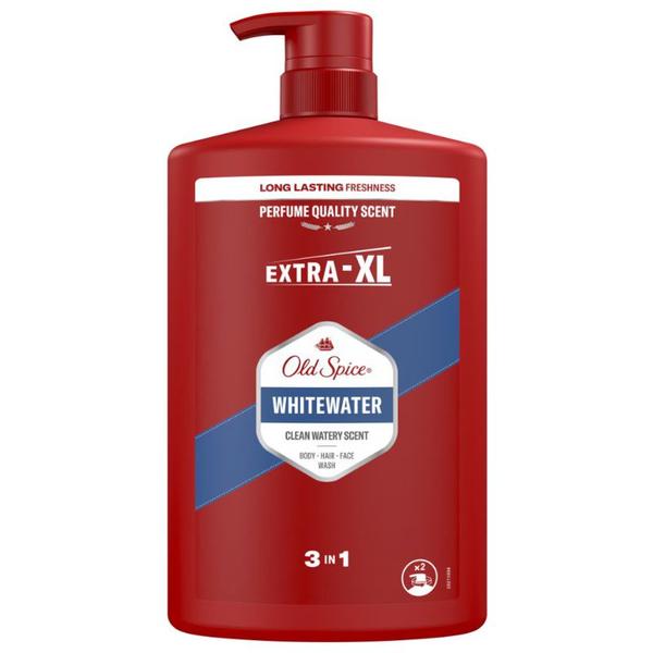 Gel de Dus pentru Barbati - Old Spice Whitewater Body - Hair - Face Wash 3in1, 1000 ml