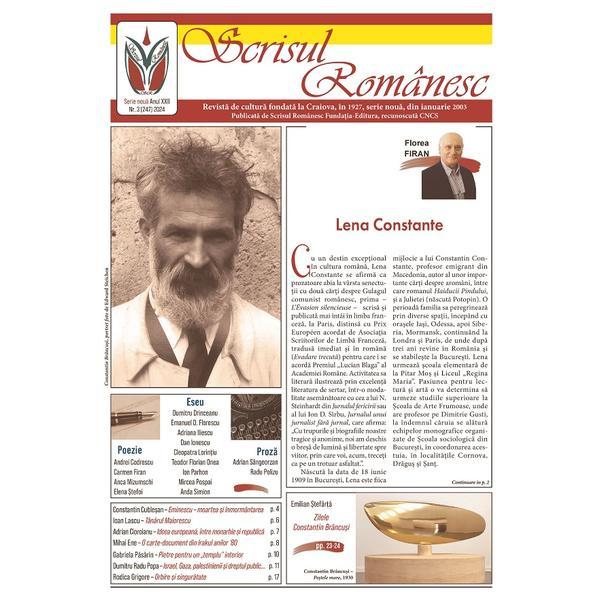 Revista Scrisul Romanesc Nr.3 din 2024, editura Scrisul Romanesc