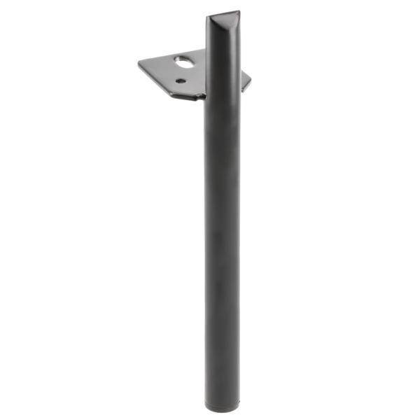 Picior pentru mobilier Ronda, finisaj negru mat GT, H:180 mm