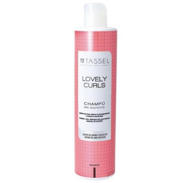 Sampon de par fara sulfati Lovely Curls Tassel, cu ulei de jojoba, pentru definirea buclelor, 500 ml