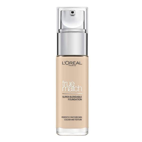 Fond de Ten - L&#039;Oreal Paris True Match Super-Blendable Foundation, nuanta 0.5.N Porcelain, 30 ml