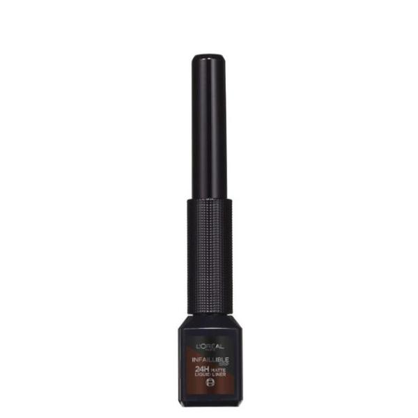 Tus de Ochi Lichid - L&#039;Oreal Paris Matte Signature Liquid Eyeliner, nuanta 03 Brown, 1 buc