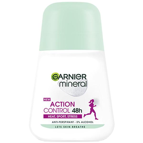 Deodorant Antiperspirant Roll-on - Garnier Mineral Action Control 48h, 50 ml