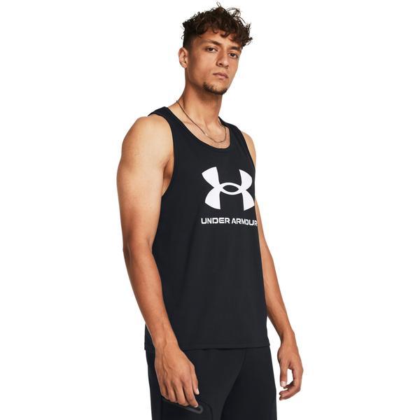 Maiou barbati Under Armour Sportstyle Logo Tank 1382883-001, S, Negru