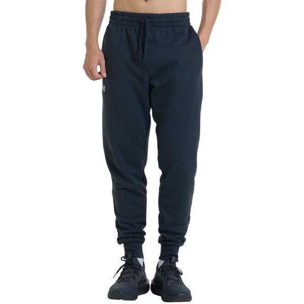 Pantaloni barbati Under Armour Rival Fleece Joggers 1379774-001, XL, Negru