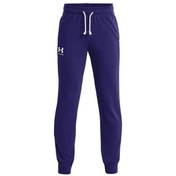 Pantaloni copii Under Armour Ua Rival Terry Jogger 1377254-468, S, Albastru