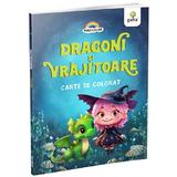 Dragoni si Vrajitoare (Magicolor) - Carte de Colorat, Editura Gama