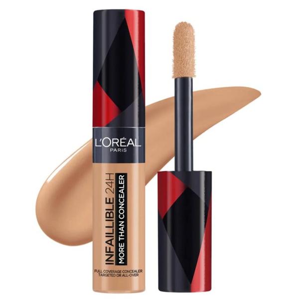 Corector - L'Oreal Paris Infailible 24H More Than Concealer, nuanta 328.5 Creme Brulee, 11 ml