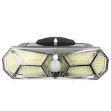 Lampa Solara 120 Led-uri Teno®, senzor de miscare, 3 moduri de iluminare, protectie IP65, Waterproof, exterior, negru