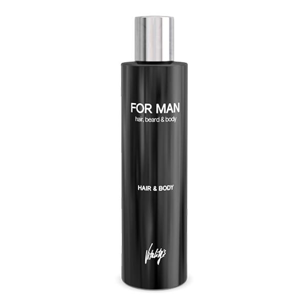 Gel de Dus pentru Par si Corp - Vitality's For Man Hair & Body, 240ml