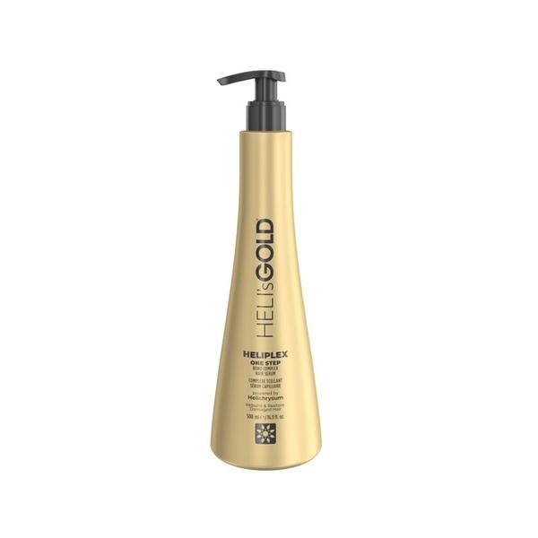 Ser pentru Reconstruirea si Restaurarea Parului Deteriorat - Heli&#039;s Gold Heliplex One Step Bond Complex Hair Serum, 500 ml