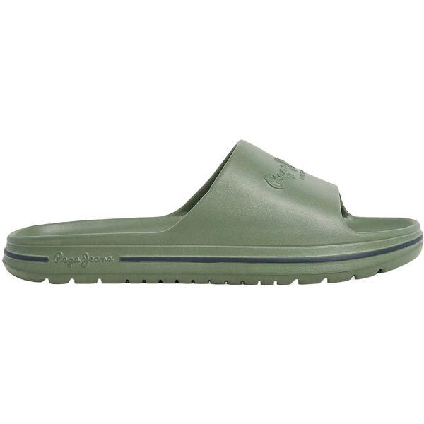 Slapi barbati Pepe Jeans Beach Slide M Online PMS70159-701, 41, Verde