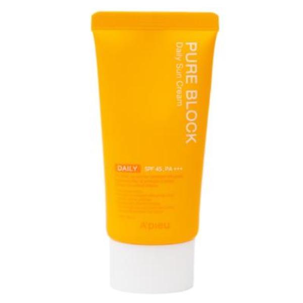 Crema cu protectie solara Spf45 A'pieu Pure Block Daily Sun Cream, 50 ml