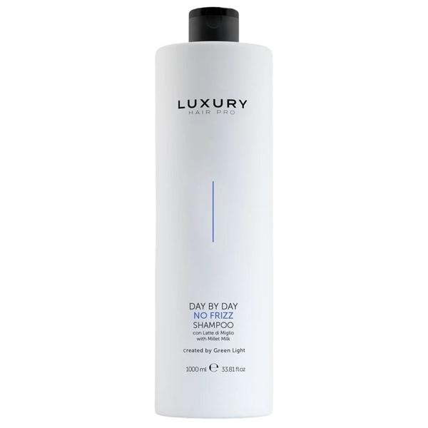 Sampon pentru Netezire - Day by Day No Frizz Shampoo Luxury Hair Pro, Green Light, 1000 ml