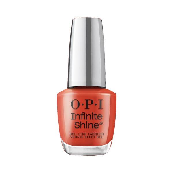 Lac de unghii cu efect de gel, Opi, IS Knock em Red, 15ml