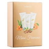 Set Maini Frumoase Viorica Crema hidratanta 75 ml + Crema unghii si cuticule 75 ml + Crema maini cu ulei de migdale 75 ml