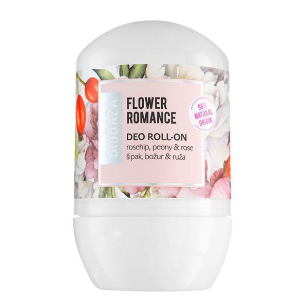 locuri de munca pentru femei piatra neamt Deodorant Natural pe Baza de Piatra de Alaun pentru Femei, cu Trandafir si Bujor - Biobaza Deo Roll-On Flower Romance, 50 ml
