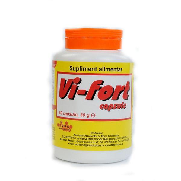 SHORT LIFE - Vi-Fort Institutul Apicol, 60 capsule