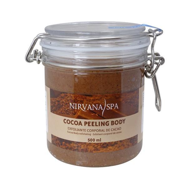 Exfoliant corporal Cocoa Peeling Body, Exfoliant de ciocolata Nirvana Spa, 500 ml