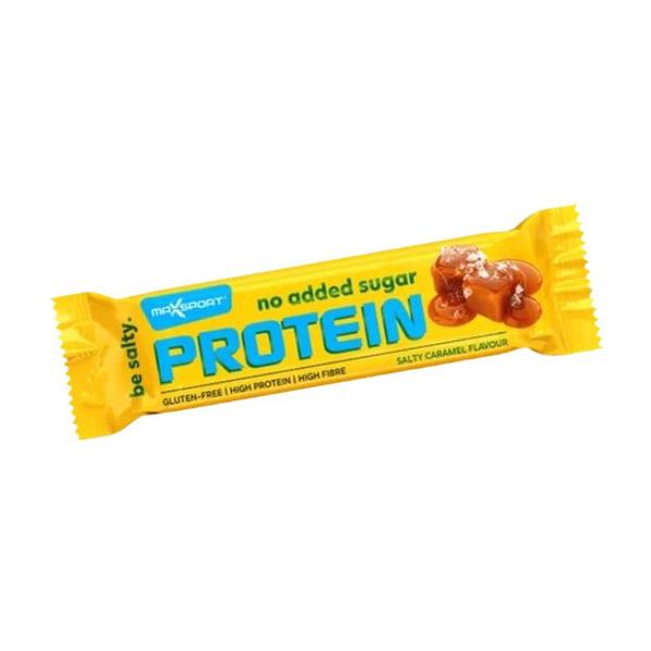 Baton Proteic Fara Gluten cu Caramel Sarat - Maxsport Collagen+ Salty Caramel, 40 g