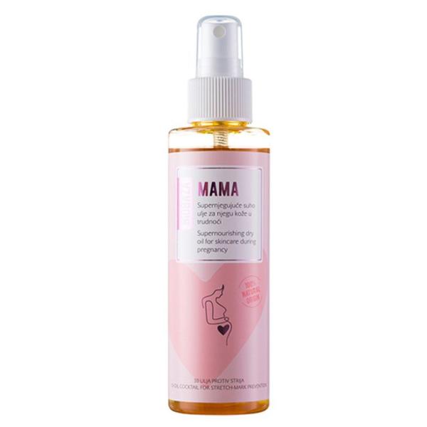 Ulei Natural Antivergeturi pentru Sarcina - Biobaza Mama Super Nourishing Dry Oil for Skincare During Pregnancy 150 ml