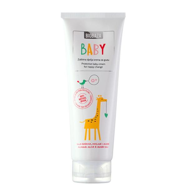 Crema Protectoare Impotriva Iritatiei de Scutec - Biobaza Protective Baby Cream for Nappy Change, 250 ml